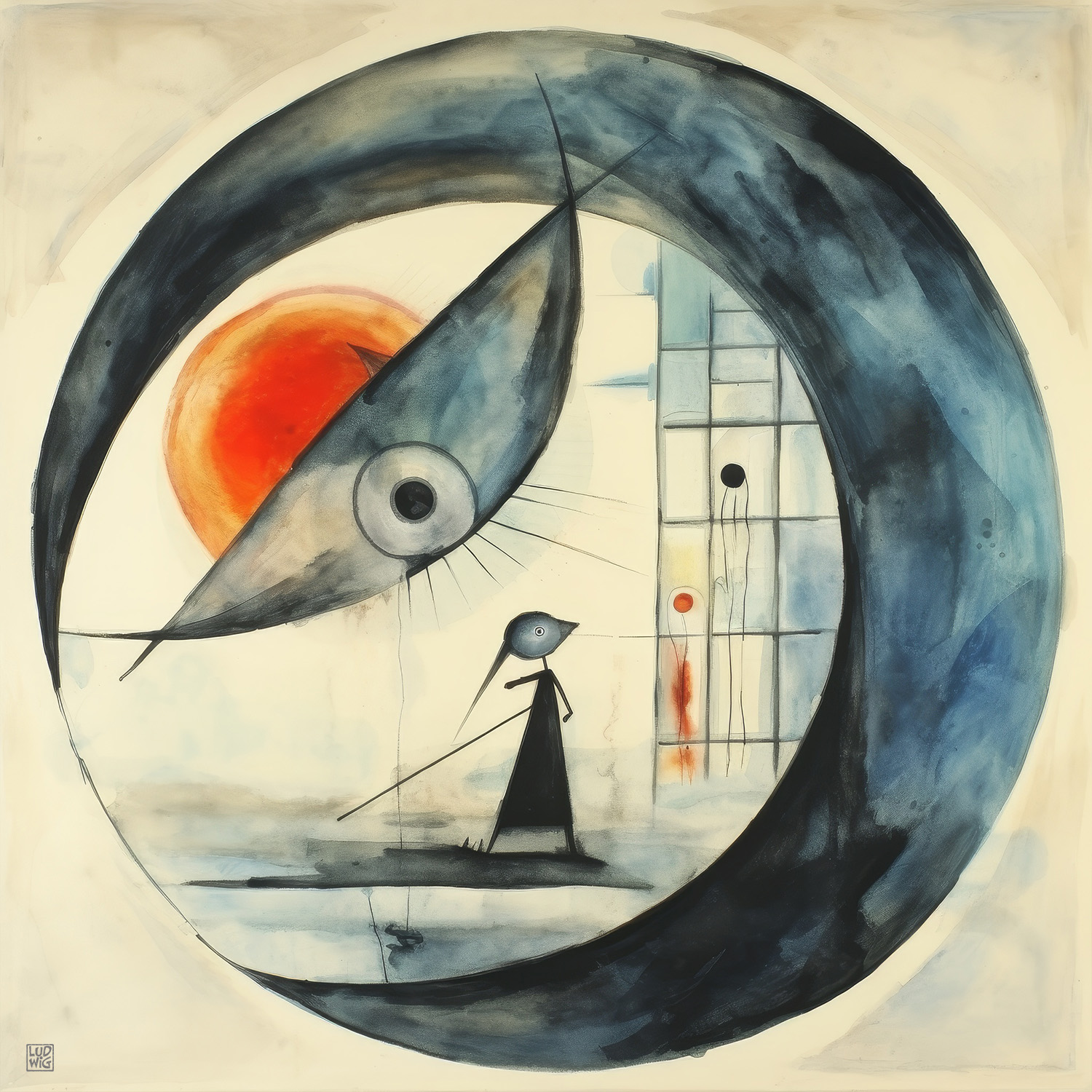 Surreal Dance of Elements by Ludwig
